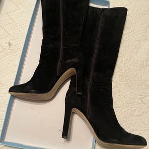 ANTONIO MELANI black leather boots